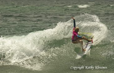 Tatiana Weston-Webb surfing a wave.