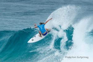 Lakey Peterson at the Roxy Pro