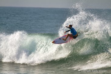 Carissa Moore at the Swatch Pro 2017