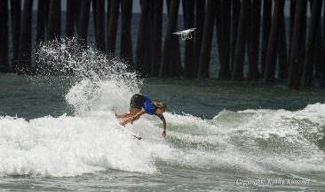 Caroline Marks at a surf contest