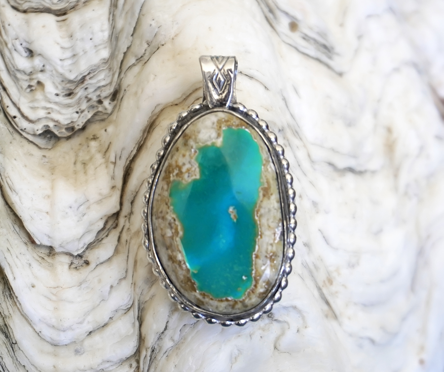 Stone Mountain Turquoise Pendant